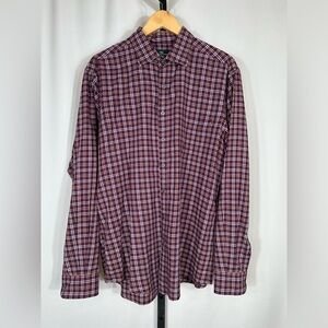 Rodd & Gunn Men’s Plaid Cotton Long Sleeve Dress Shirt - XL